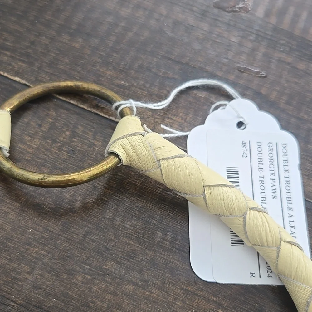Georgie Paws Double Trouble Dog Lead Attachment Chalk